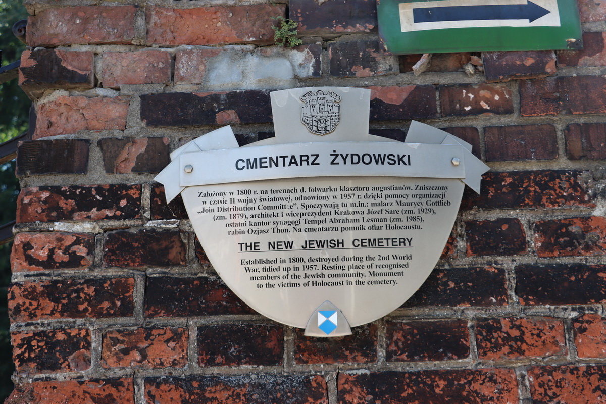jewish cemeteries Kraków at Miodowa Street